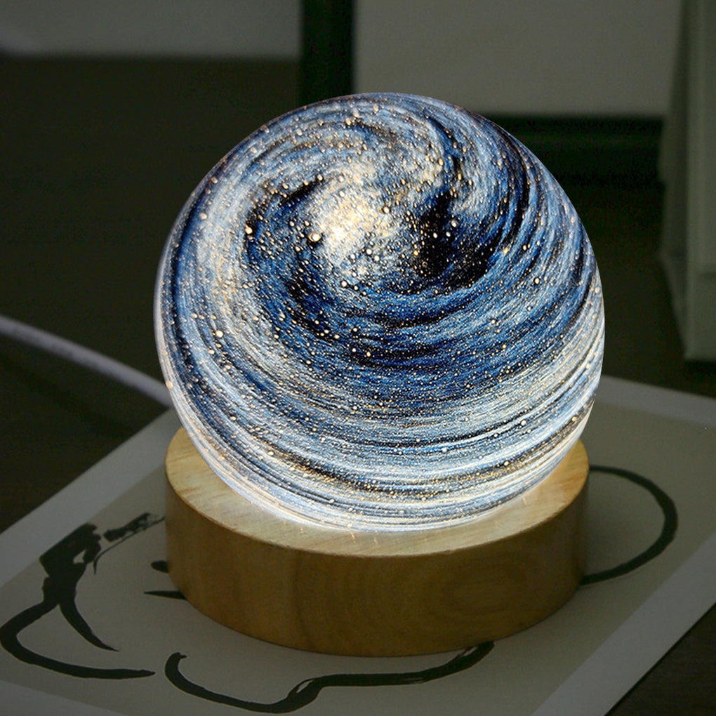 Globe Glass Galaxy Starry Dreamy Kids and Baby Lamp