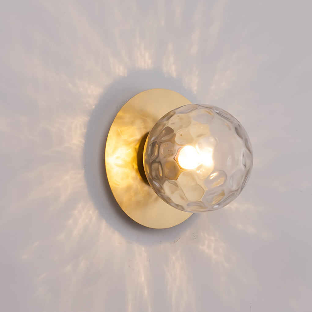 Round Glass Ball 12W LED Modern Wall Lamp Wall Sconce Lighting