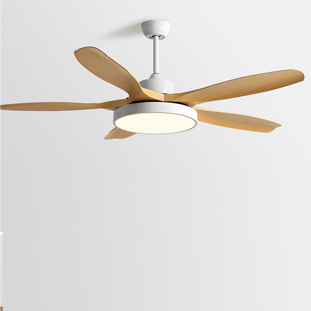 60 Inch Ceiling Fan with Lights and Remote Control Nordic Ceiling Fan Lamp with Silent Inverter