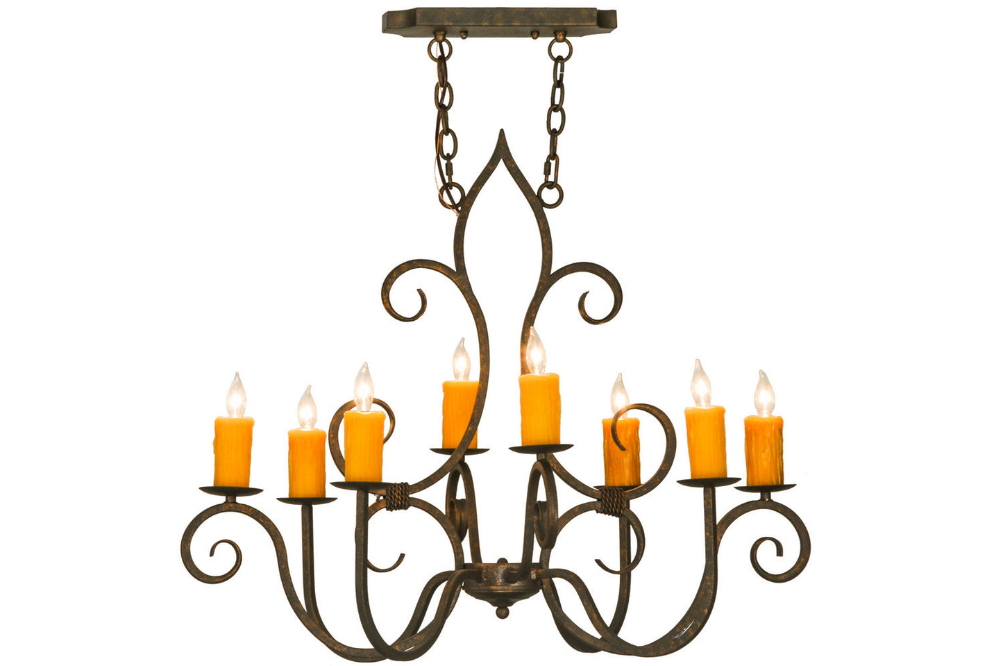 Eight Light Chandelier