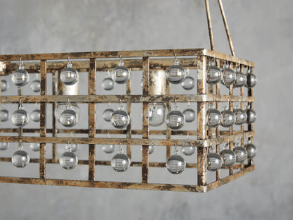 La Cage 41" Rectangular Chandelier