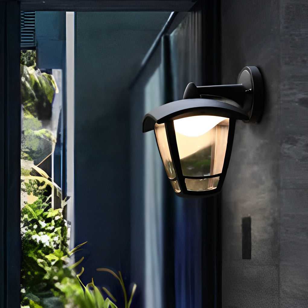 Retro Waterproof Black Vintage Outdoor Wall Lamp Plug in Wall Sconce Lighting