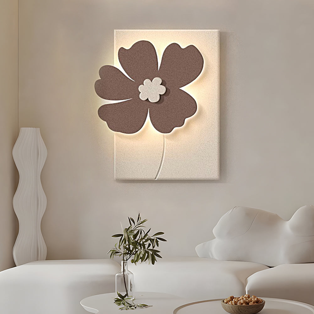 Flowers Three-Dimensional Sandstone Painting USB Remote Decorative Painting