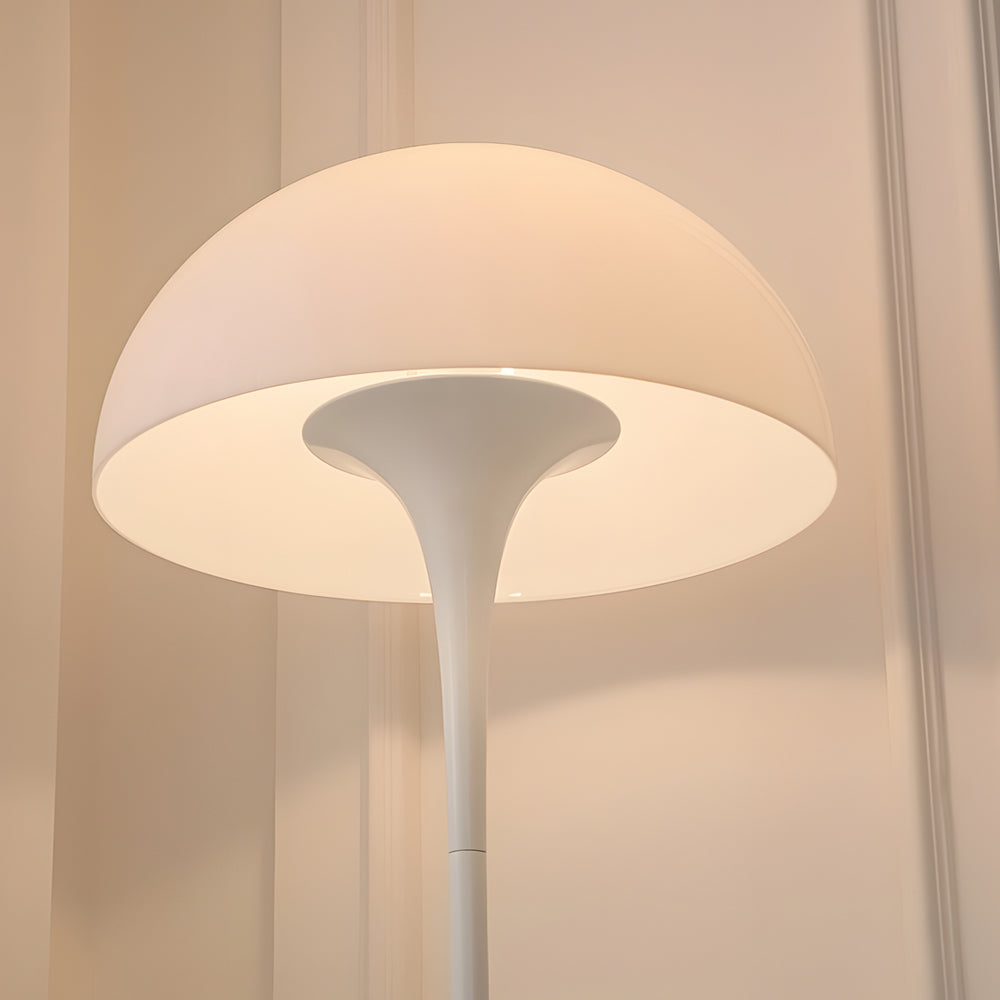 Downlight Modern White Dimmable Mushroom Dome Floor Lamp