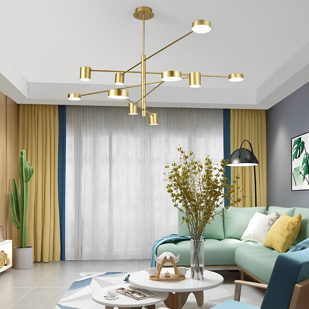 Minimalist Nordic Geometric Pendant Light Metal Acrylic Ceiling Lights