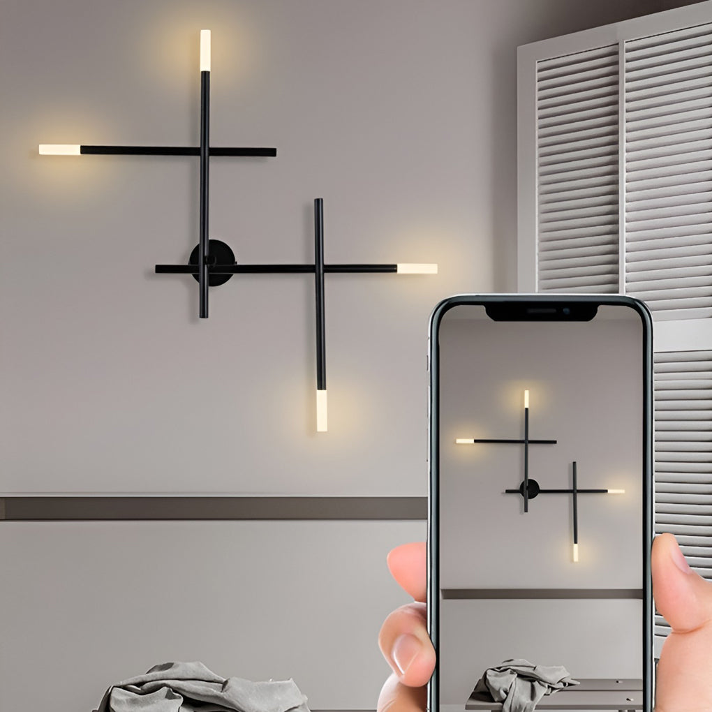 Creative Geometric Strip LED Modern Wall Lamp Wall Sconce Lighting