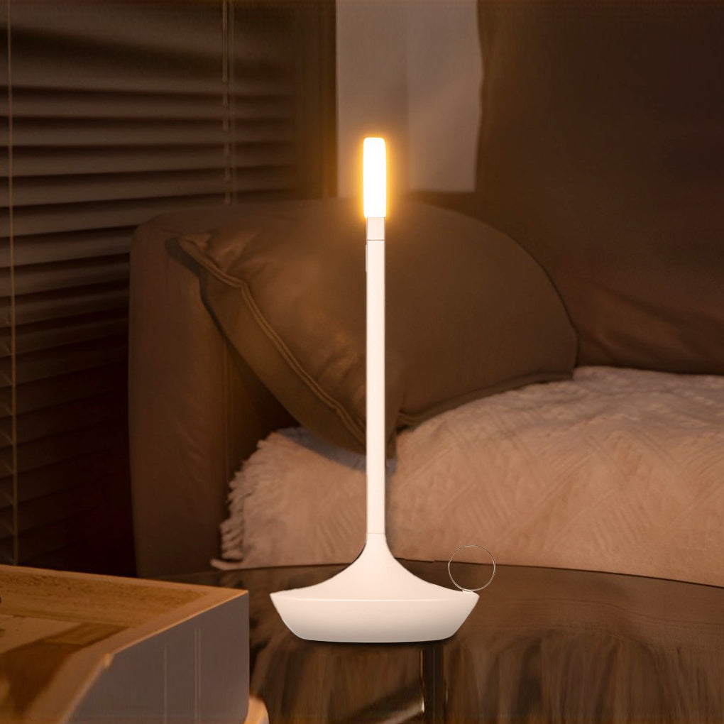 Cordless Portable Candle Wick LED Minimalist Table Lamp