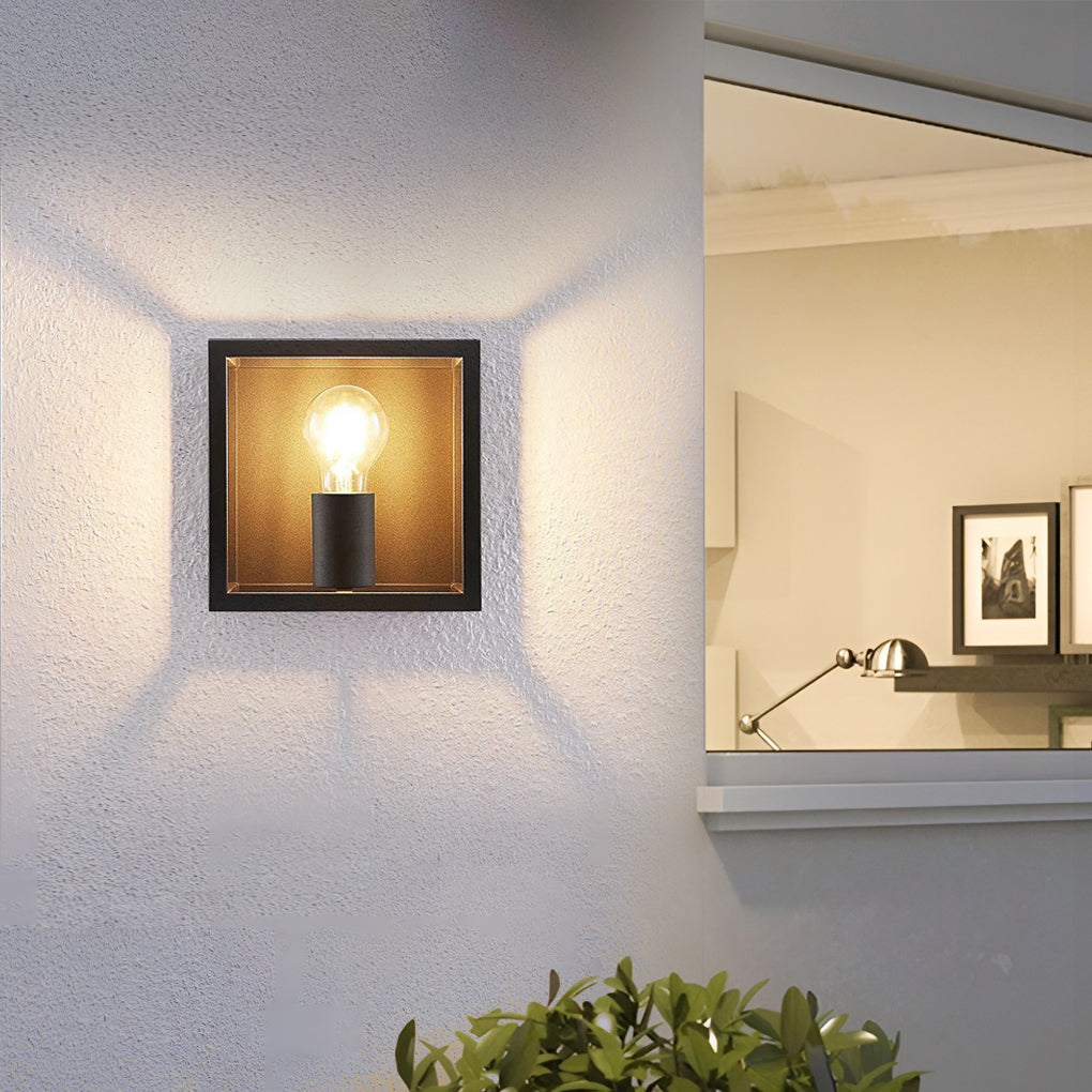 Square Frame Decorative Modern Wall Sconce Lighting Wall Light Fixture