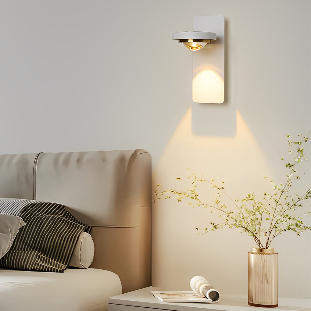 Round Square Creative Free Adjustable Direction Modern Wall Lights Fixture