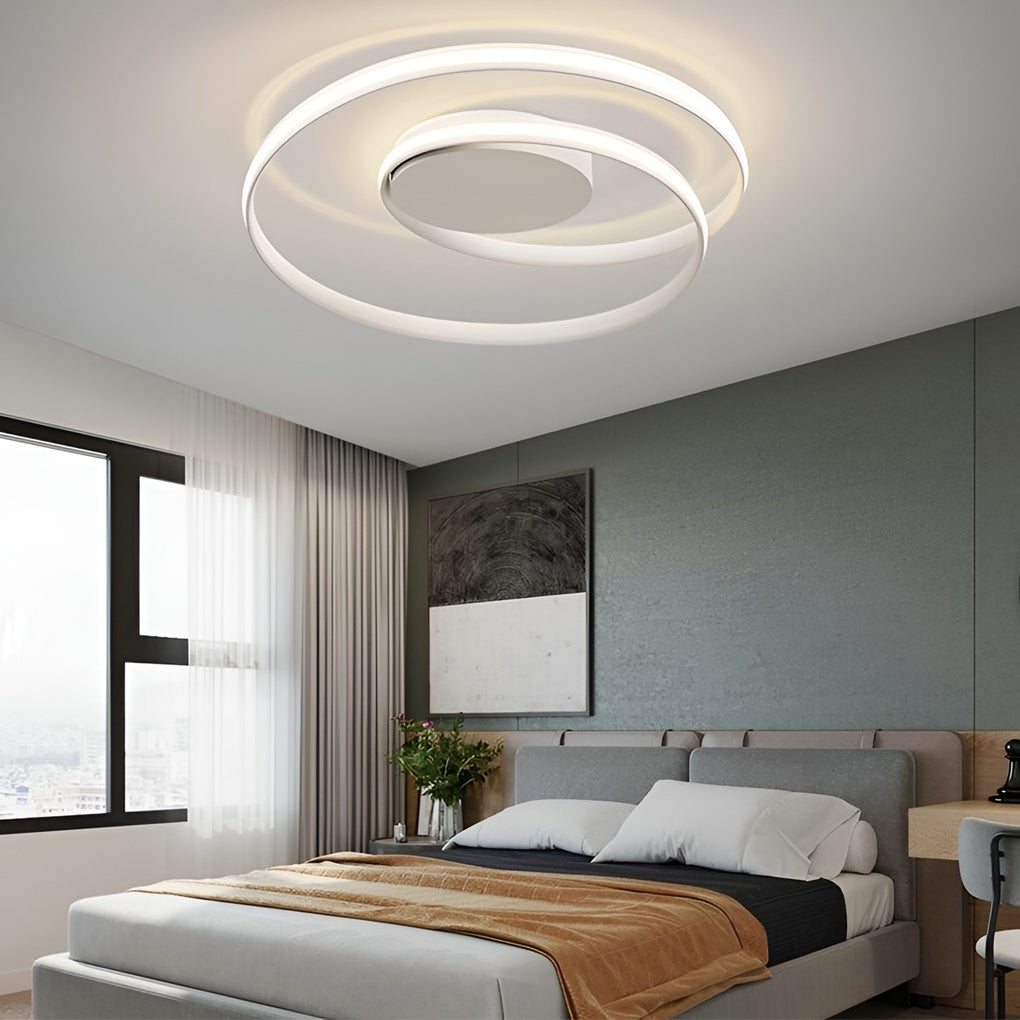 Circular Stepless Dimming LED Modern Ceiling Lights Flush Mount Lighting