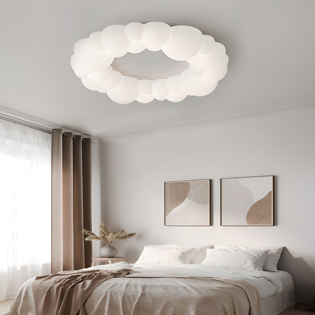 Creative Bubble Clouds Shaped Stepless Dimming LED Nordic Ceiling Light