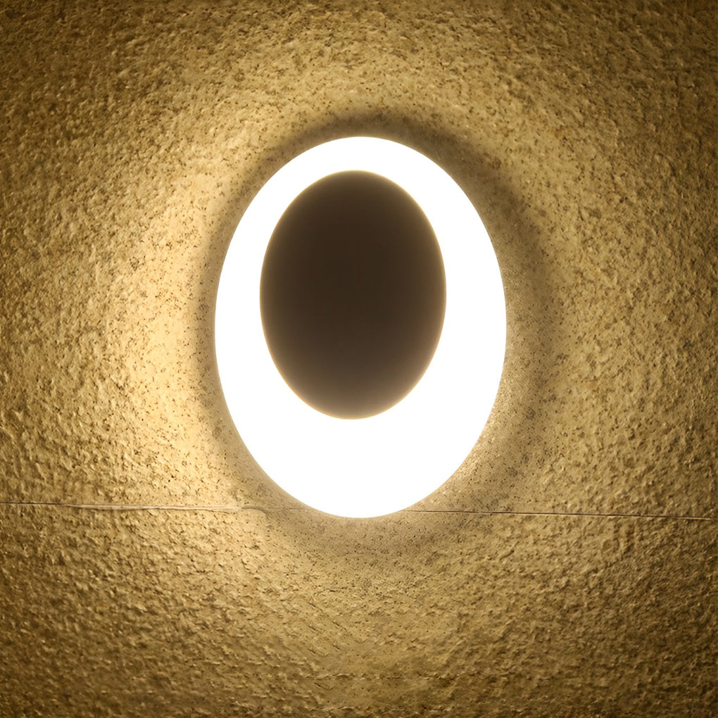 Oval Creative LED Waterproof Modern Decorative Wall Sconces Lighting