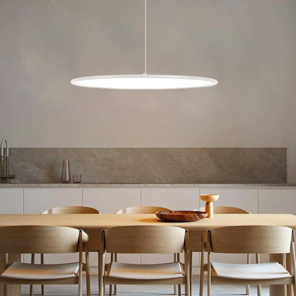 Minimalist Modern Circle Linear Industrial Pendant Lighting