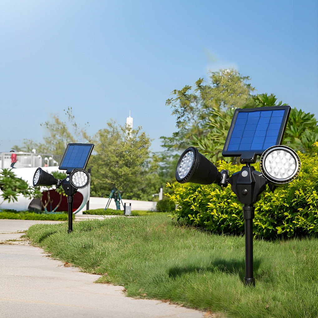 2 Lights Waterproof LED Intelligent Motion Sensor Solar Lawn Lights