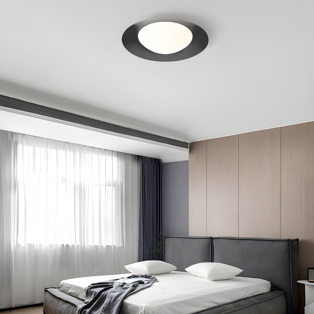 1-Light Round LED Flush Mount Ceiling Light