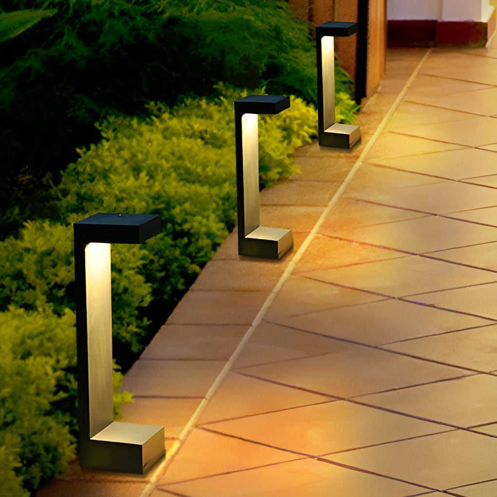 Rectangle Waterproof LED Modern Outdoor Pathway Lights Garden Lights