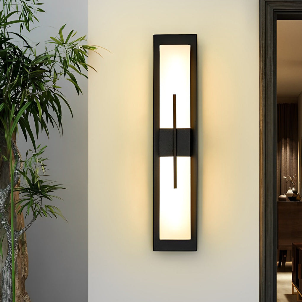 [Clearance Sale] Creative Rectangular LED Waterproof Black Modern Outdoor Wall Lamp