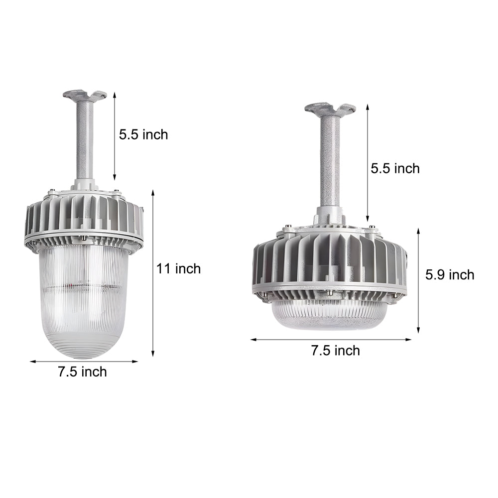 Industrial LED Explosion Proof Light Pendant Light for Hazardous Areas, 50W/100W