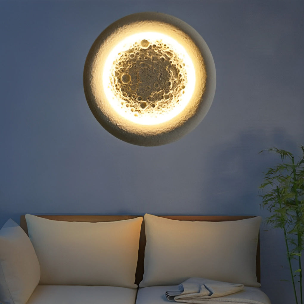 Moon Craters Design LED Waterproof Modern Outdoor Wall Lamp Exterior Lights