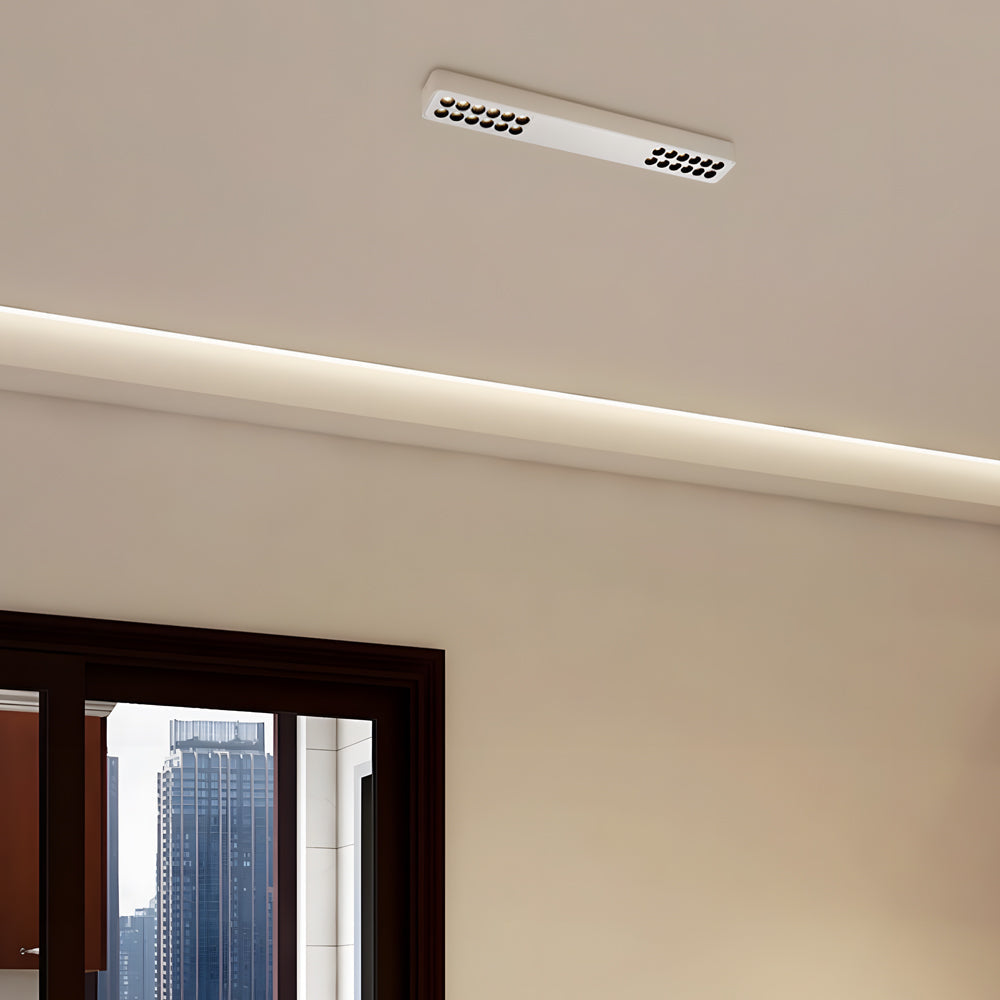 Square/Rectangle Aluminum LED Flush Mounted Ceiling Downlight