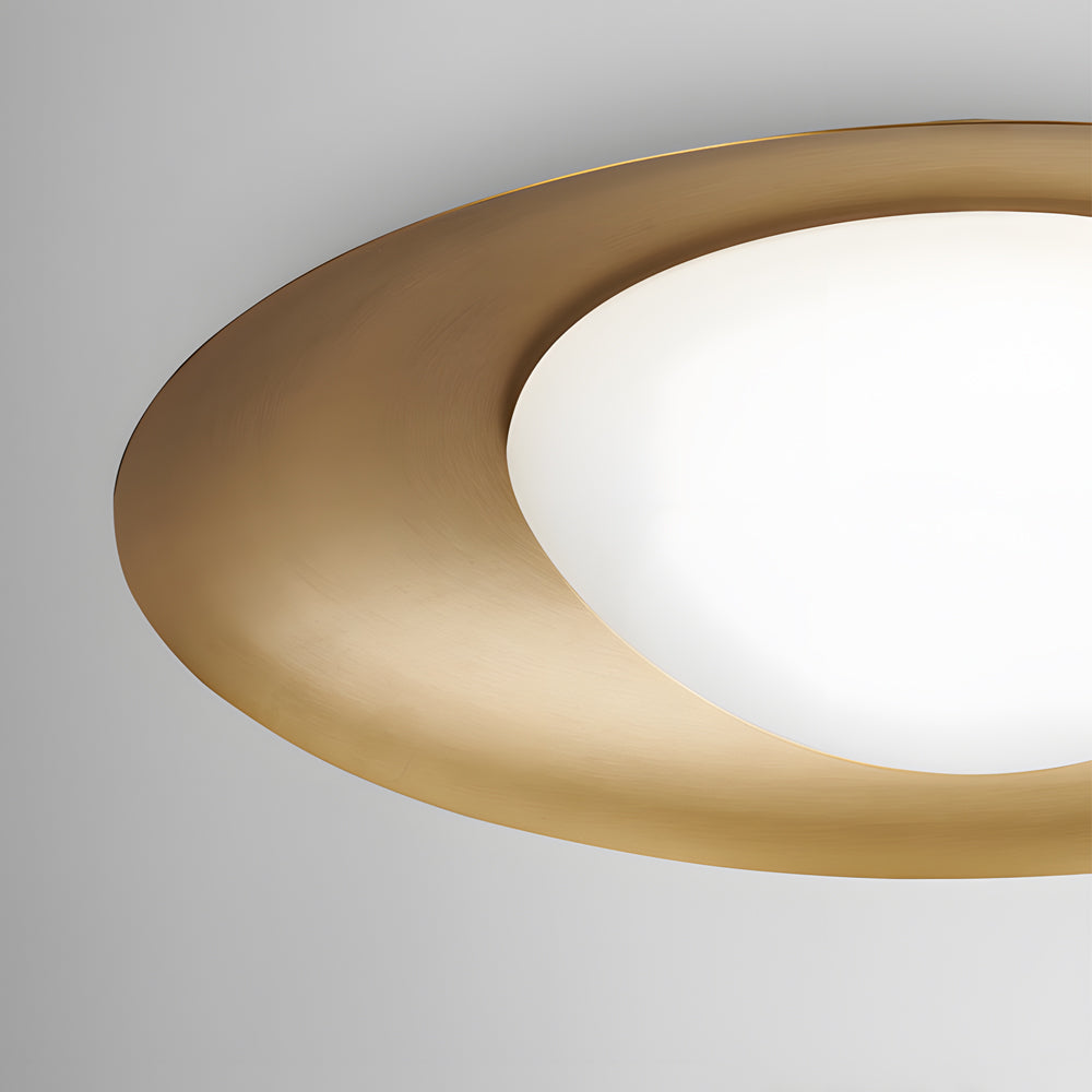 1-Light Round LED Flush Mount Ceiling Light