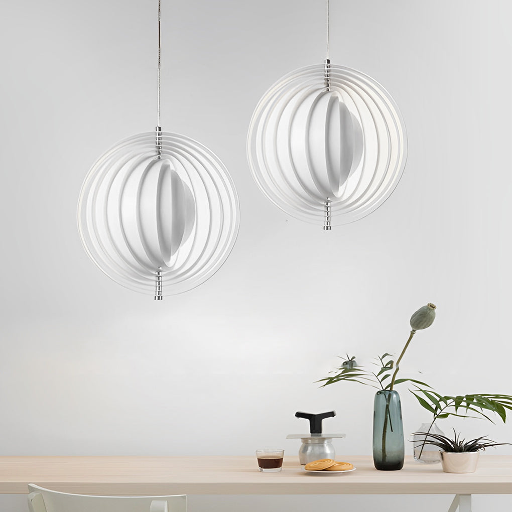 360° Rotatable Metal Creative White Nordic Pendant Lights Hanging Lamp