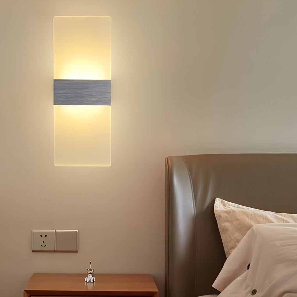 Rectangular Acrylic 6W LED Modern Wall Lamp Wall Sconce Lighting