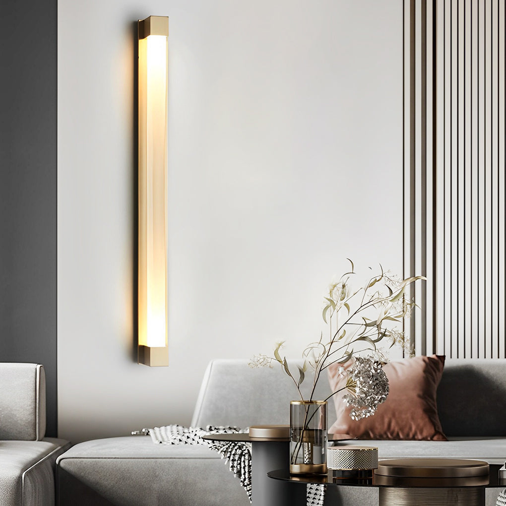 Minimalist Strip Crystal LED Postmodern Wall Lamp Wall Sconce Lighting