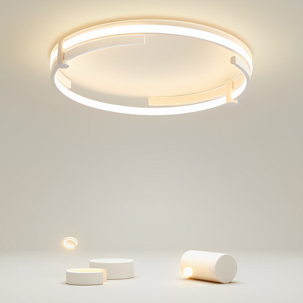 Round Creative LED Stepless Dimming with Remote Modern Ceiling Lights