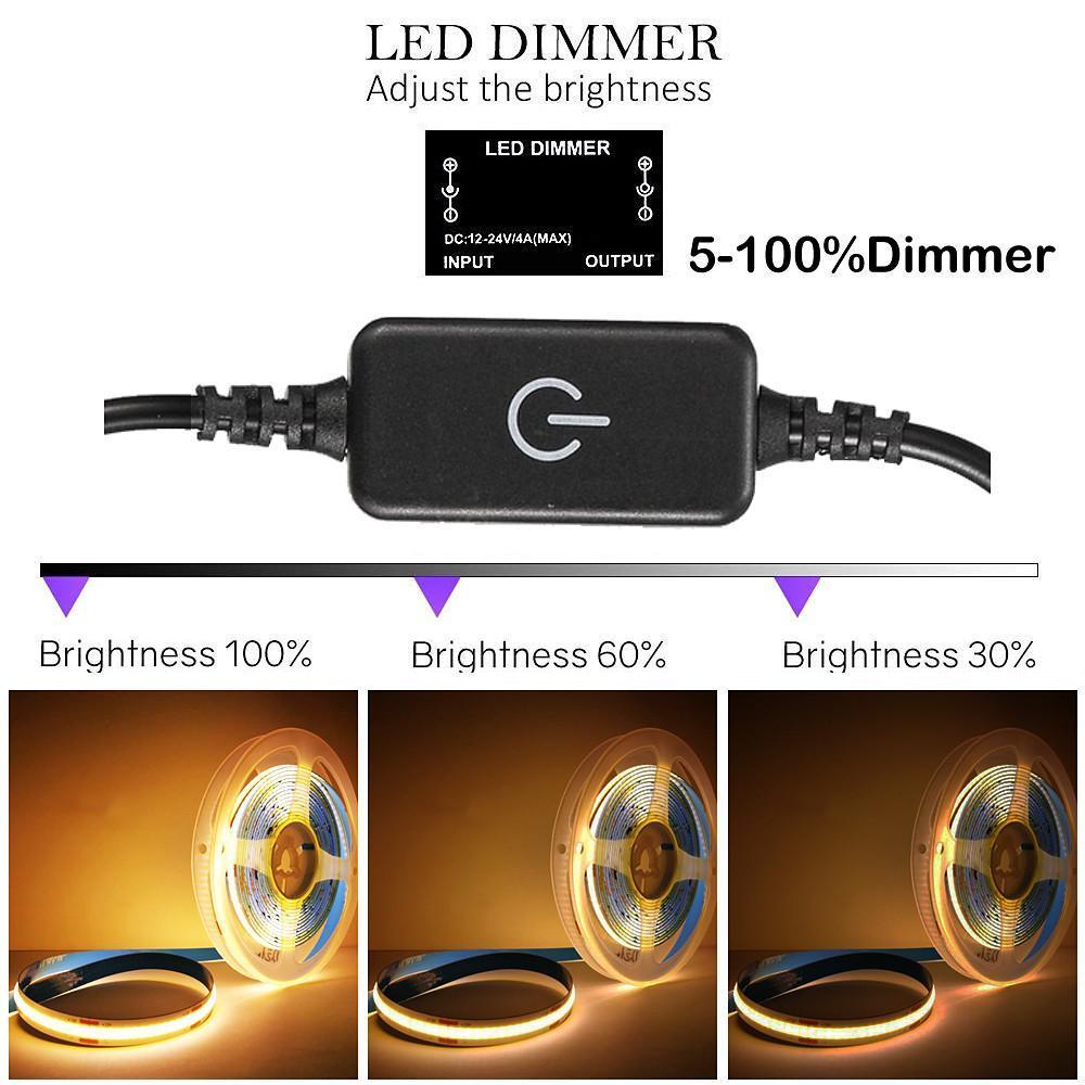 COB Chip-on-board LED Strip Lights