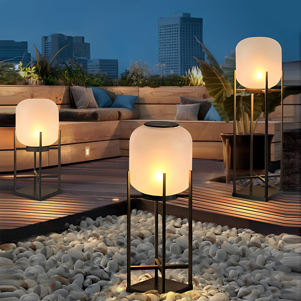 Lantern LED Outdoor Floor Lamp