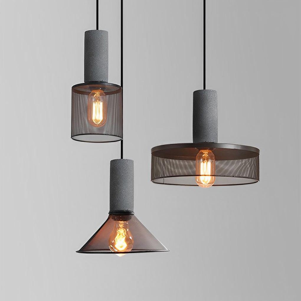 Creative Metal Meshed Black Industrial Style Pendant Lights Chandelier