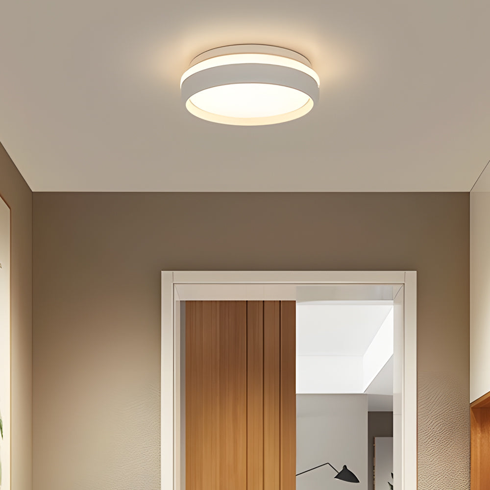 7.9-Inch Round Flush Mount Lighting LED Ceiling Light Acrylic Ceiling Lamp Ceiling-Mounted LED Light for Bedroom