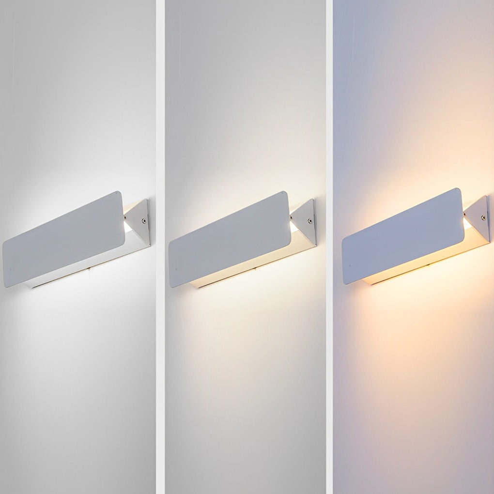 270° Rotatable Adjustable Rectangular Strip LED White Nordic Wall Lamp