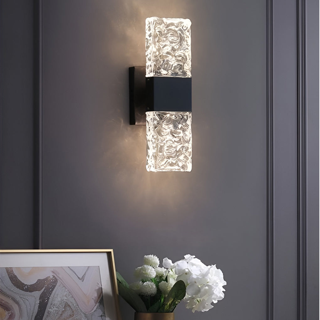 [Clearance Sale] Creative Crystal Up and Down Lights LED Electroplated Modern Wall Sconces