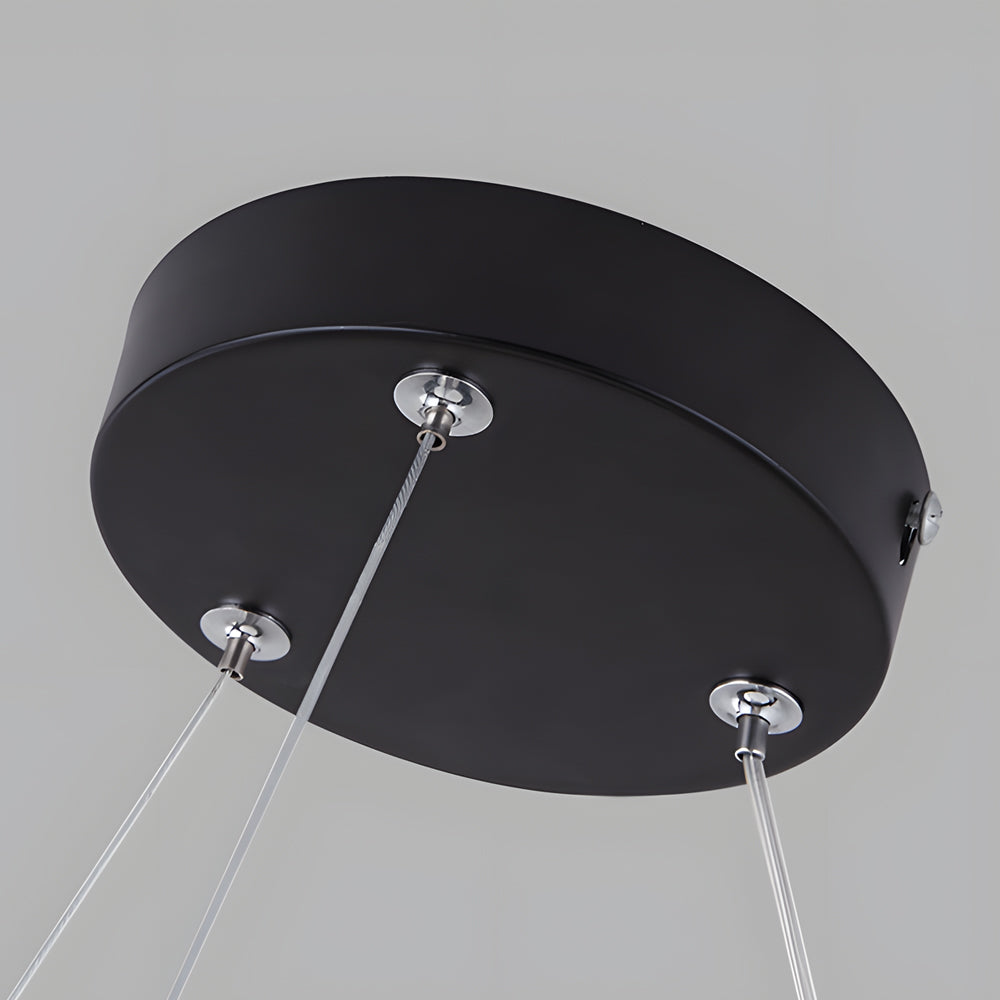 Round Pendant LED Office Lighting Modern Suspended Luminaires for Workspace