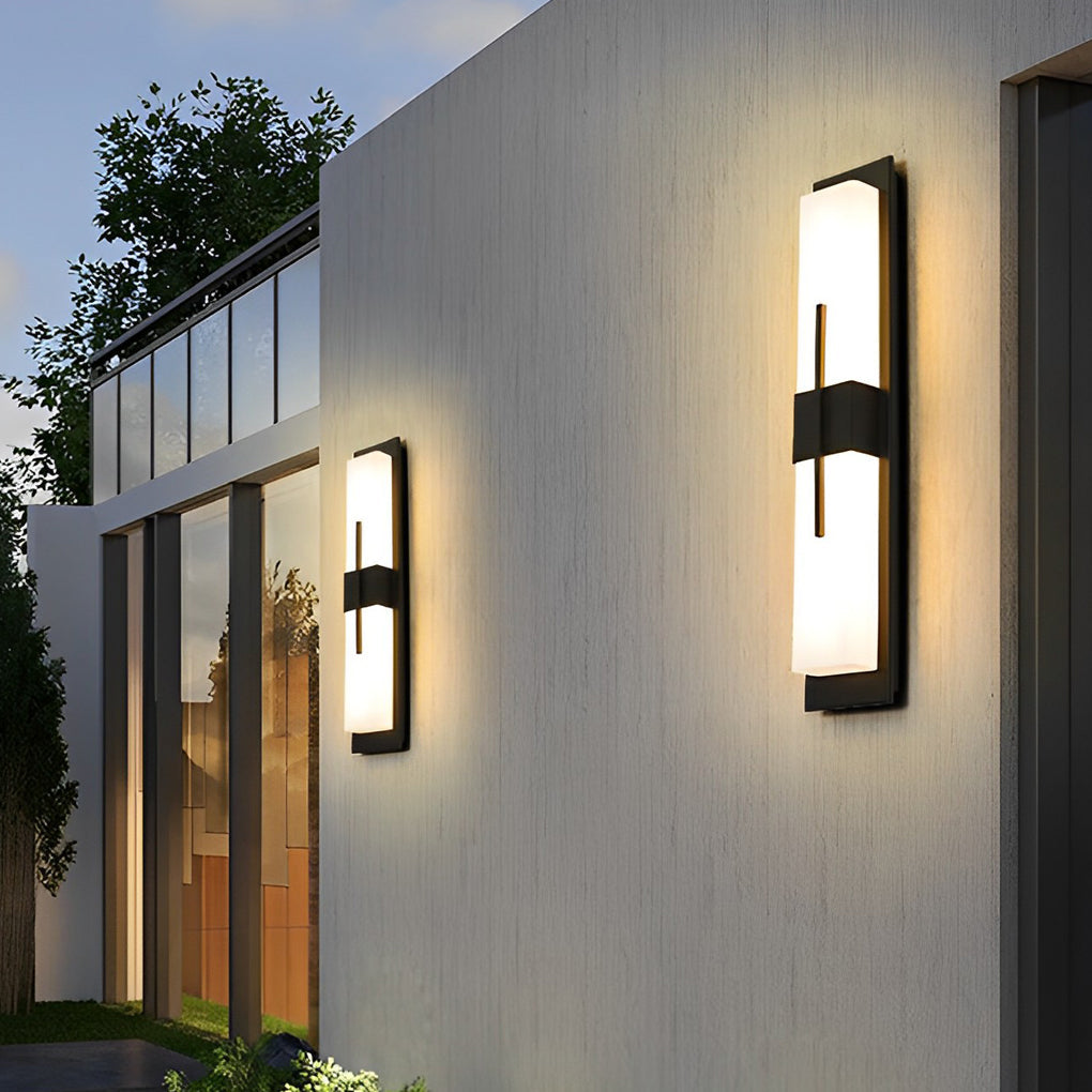 [Clearance Sale] Creative Rectangular LED Waterproof Black Modern Outdoor Wall Lamp