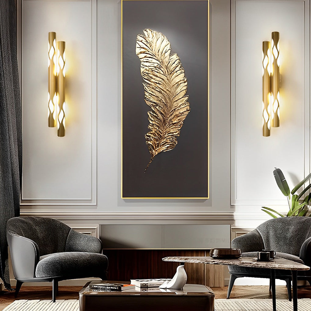 Flames Hollow Up And Down Lighting LED Nordic Wall Sconce Lighting