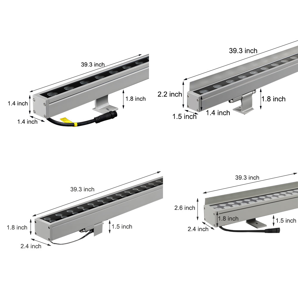 39.3-Inch Long 24V Linear LED Wall Washer