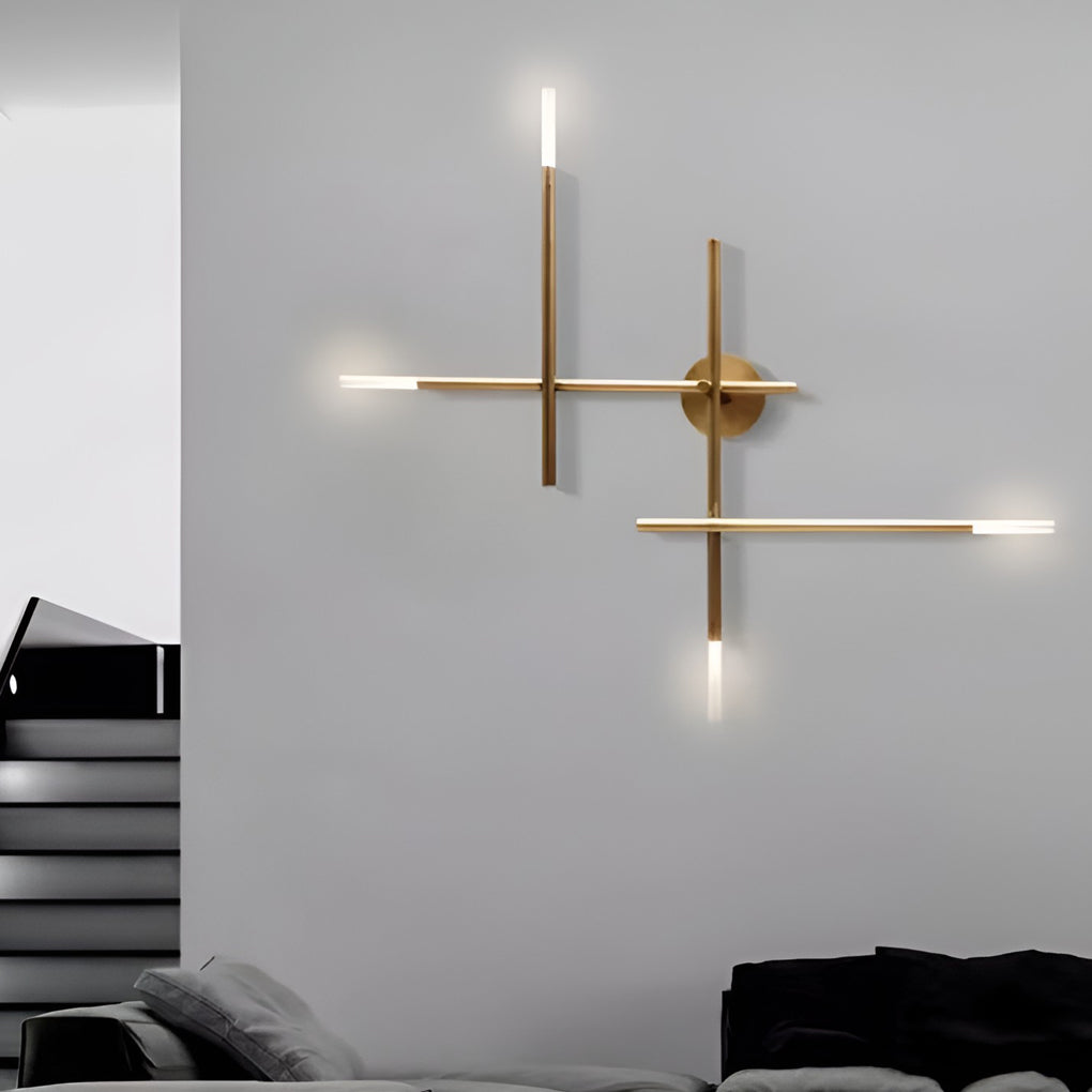 Creative Geometric Strip LED Modern Wall Lamp Wall Sconce Lighting