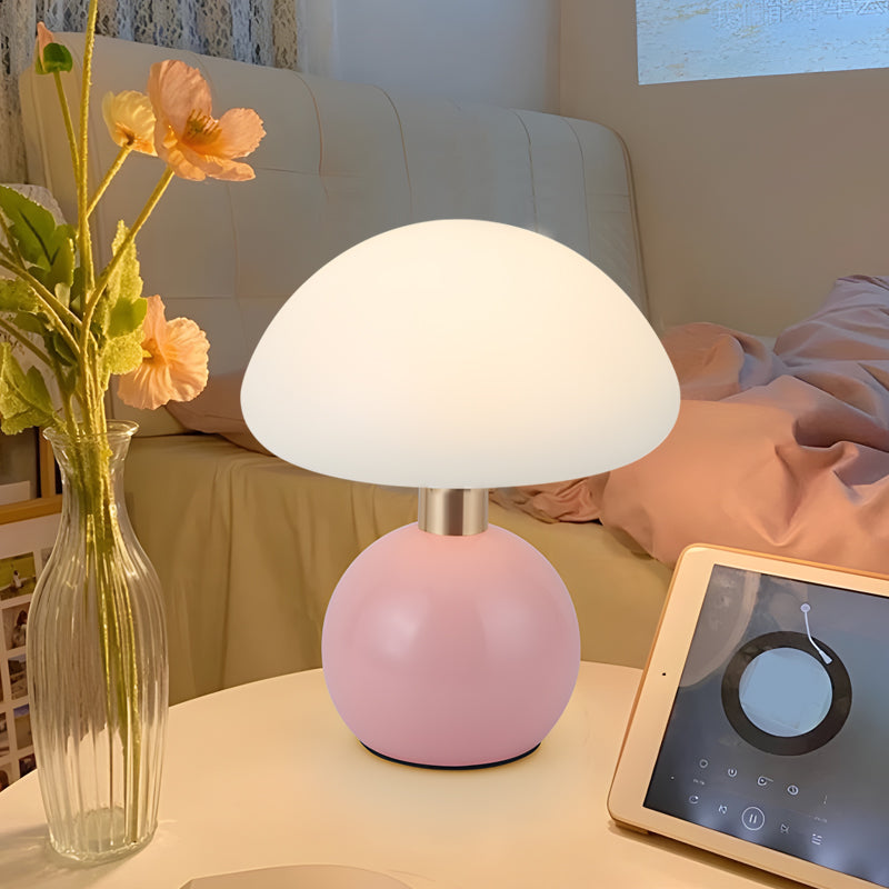 Touch Control Acrylic Mushroom Metal Ball Cute Kids Lamp