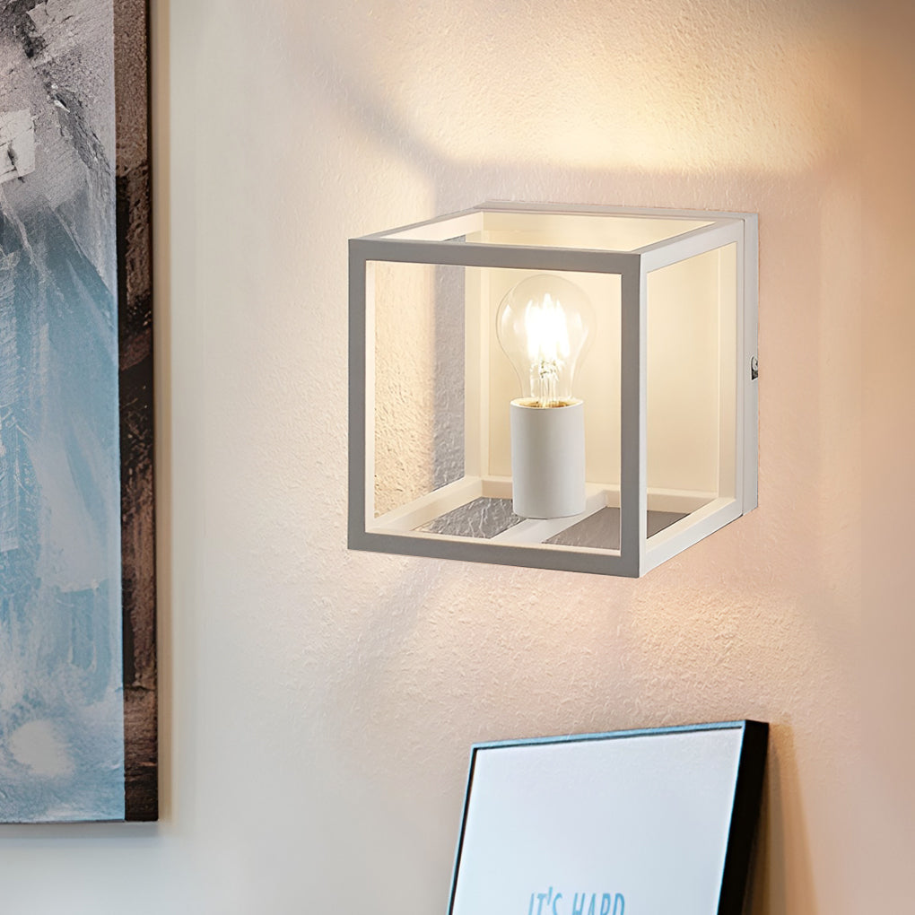 Square Frame Decorative Modern Wall Sconce Lighting Wall Light Fixture