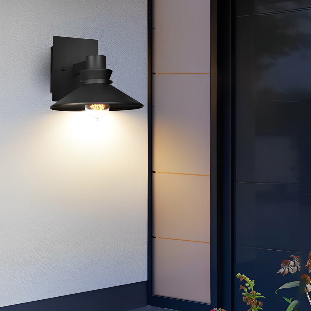 Minimalist Waterproof Black European-style Wall Lamp Exterior Lights