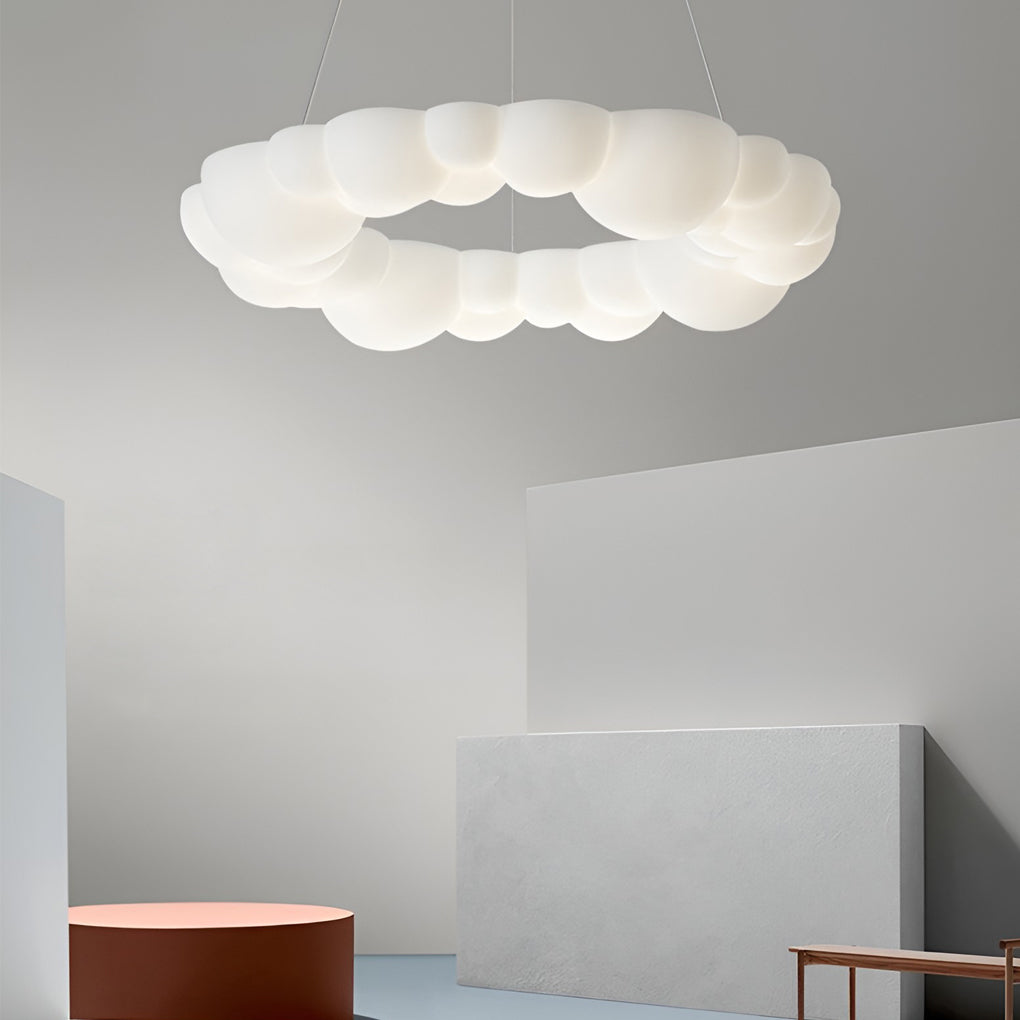 Creative Bubble Clouds Shaped Stepless Dimming LED Nordic Ceiling Light