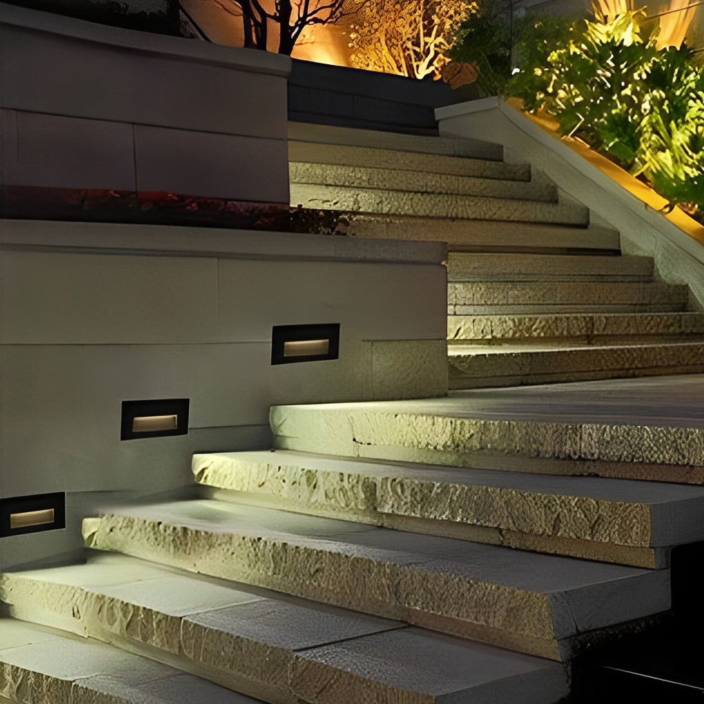 Visual Comfort Wall Recessed LED 3W Aluminum Modern Architectural Step Lights