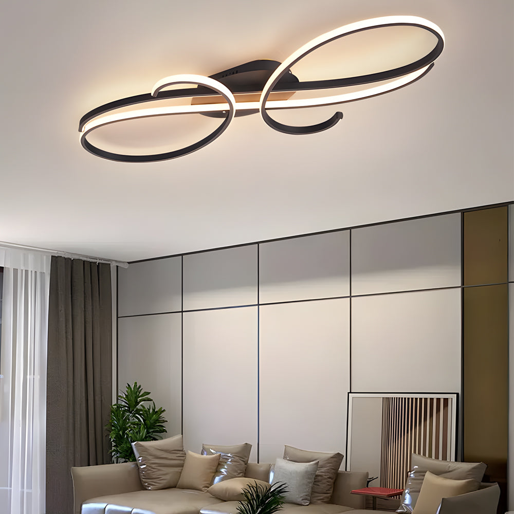 Musical Symbols Aluminum LED Ceiling Lights Ceiling Lighting