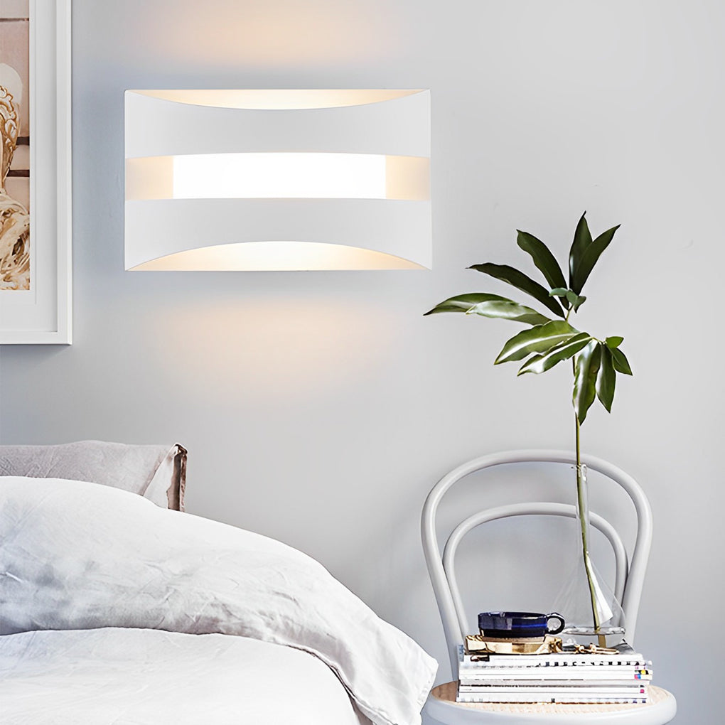 Rectangular Creative LED Minimalist Nordic Bedside Wall Sconce Lighting