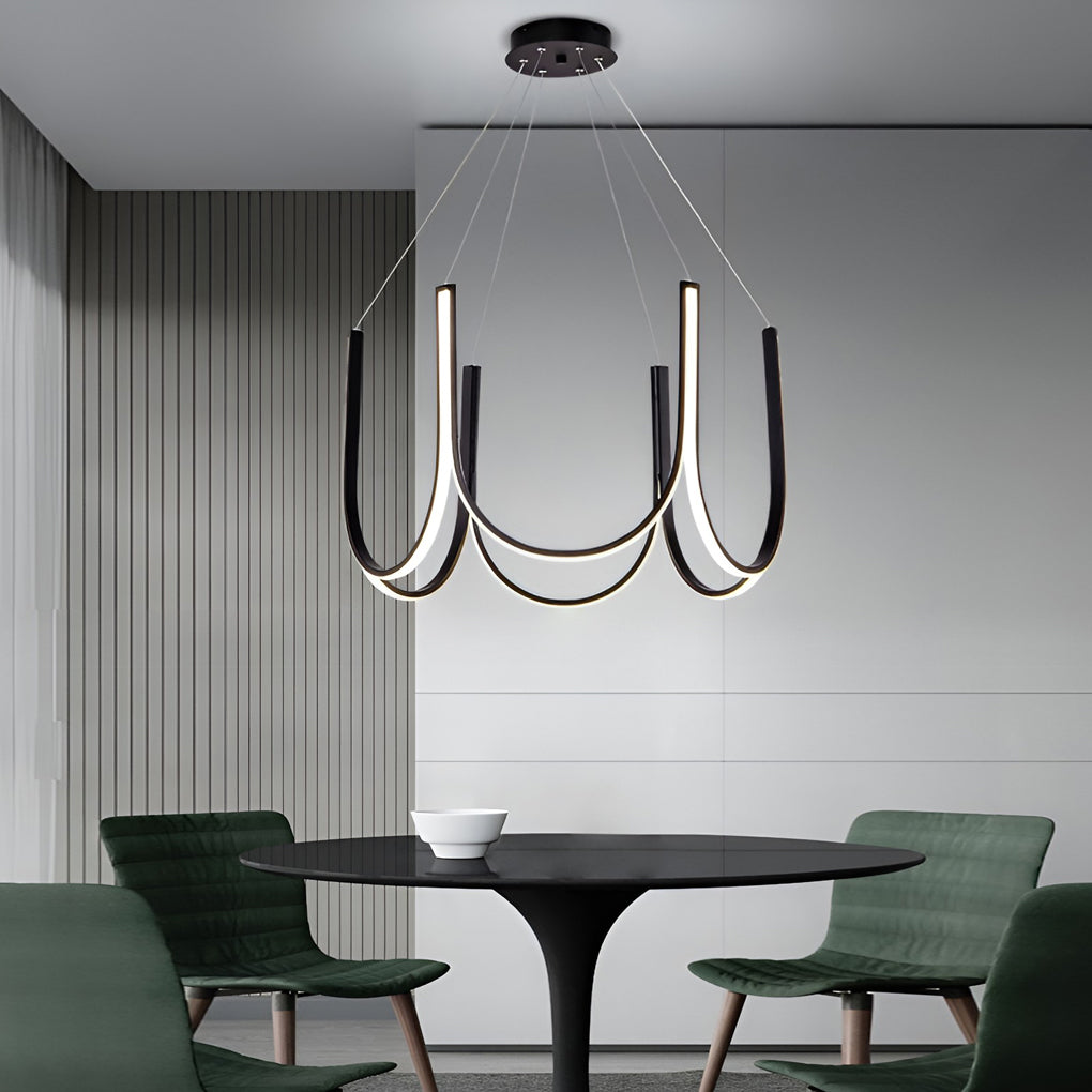 Minimalist 3 Step Dimming LED Nordic Chandelier Hanging Ceiling Lamp