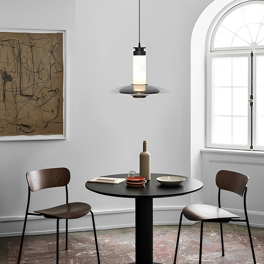 Minimalist Creative Round Glass LED Modern Pendant Lights Chandelier