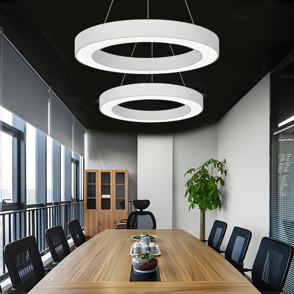 [Clearance Sale] Ring LED Office Chandelier Light Hanging Ceiling Lighting